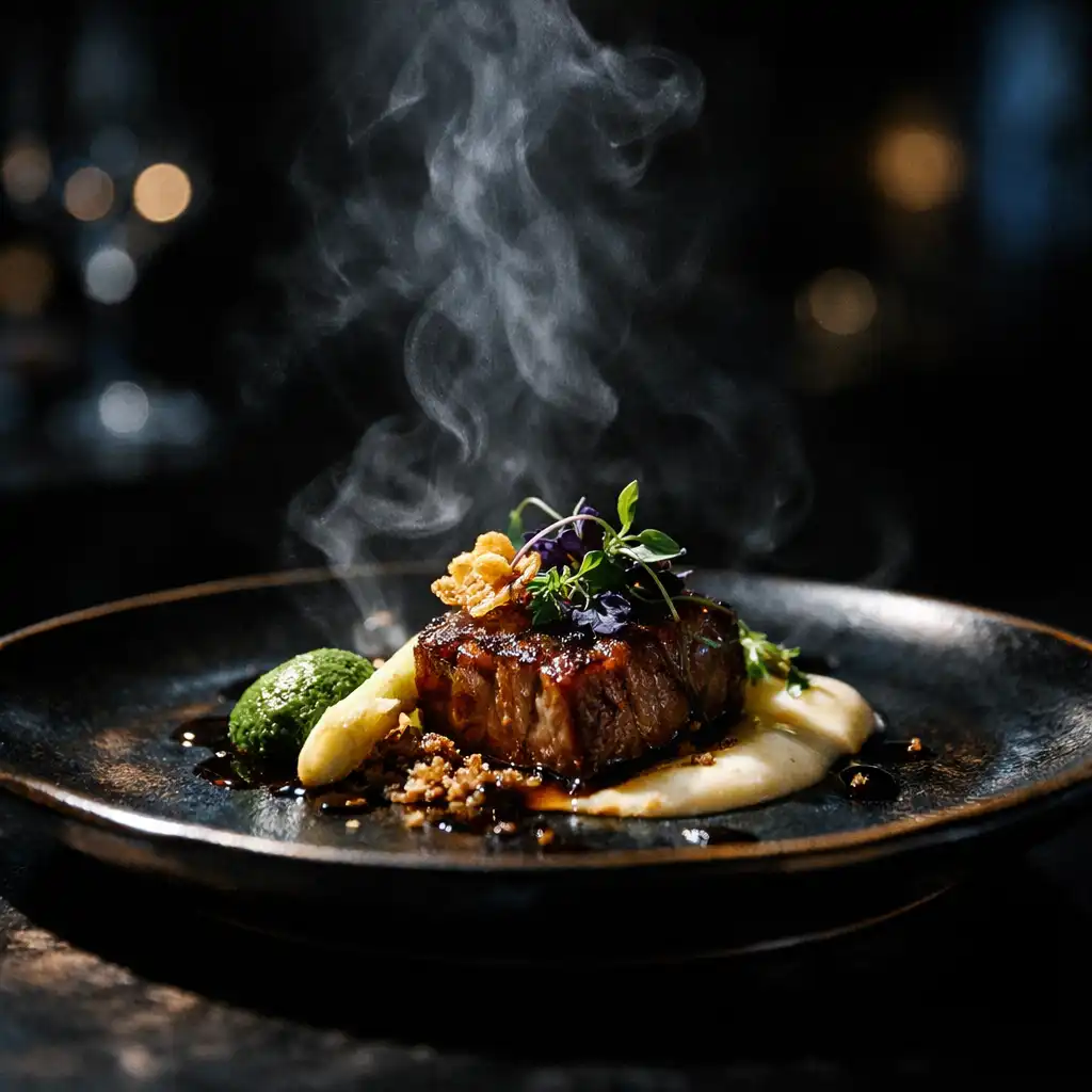 Autorskie danie fine dining